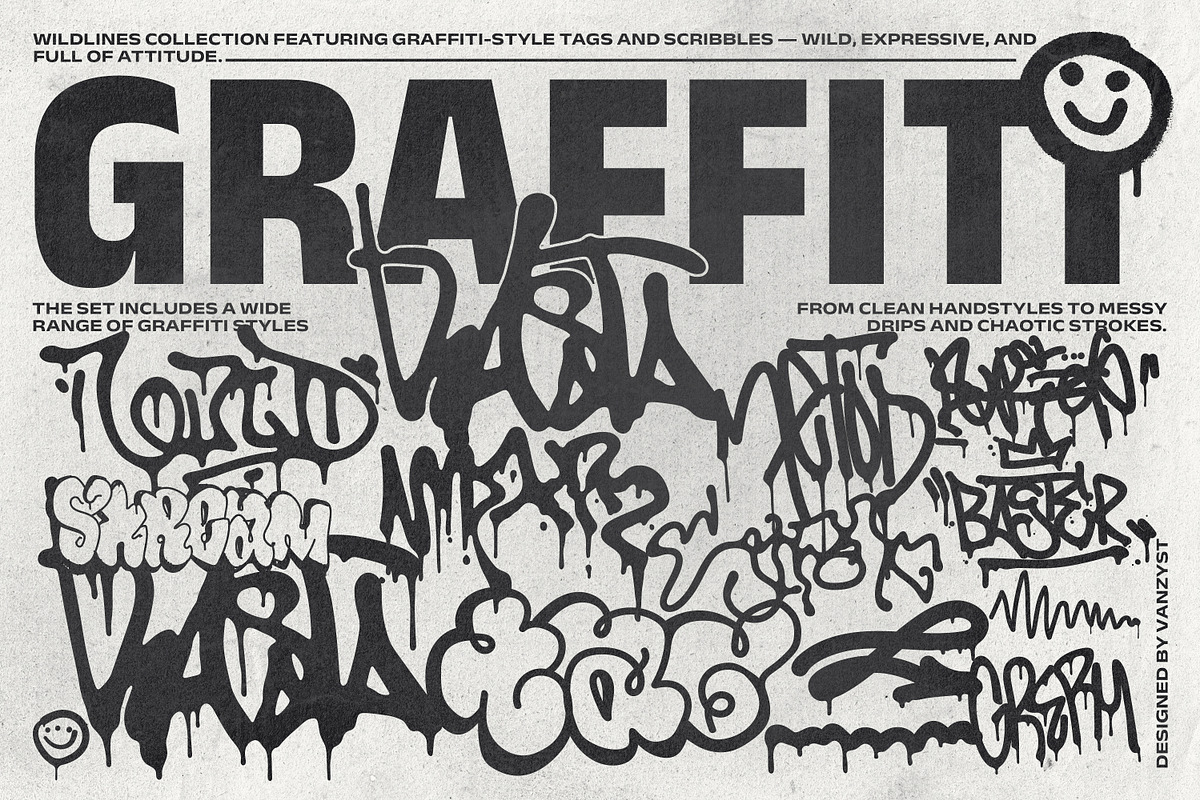 WildLines Graffiti Collection, a Graphic by Vanzyst (Photo 1 of 5)