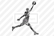Silhouette of basketball players NBA, a Person Illustration by Matrosovv (Thumbnail 7 of 9)