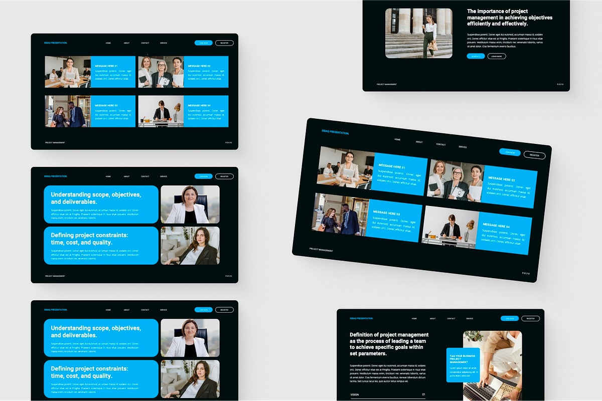Project Management Google Slide, a Presentation Template by SquidPixey (Photo 6 of 6)