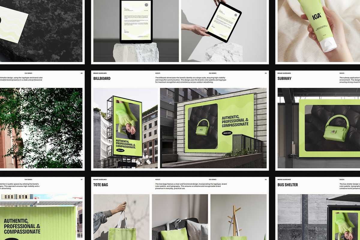 IGA / Brand Guidelines, a Presentation Template by Wildnun Studio (Photo 15 of 18)