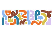 Abstract shapes and doodles set, an Object Illustration by PaperTrident (Thumbnail 3 of 5)