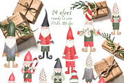 Christmas Elves Family Creator, a Decorative Illustration by Catch the Dream Art (Thumbnail 6 of 9)