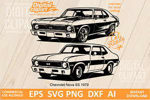 1970 Chevrolet Nova SS SVG