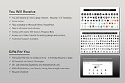 ATS Resume CV Word & PowerPoint - 12, a Resume Template by MrCam Template Resume|CV (Thumbnail 5 of 6)