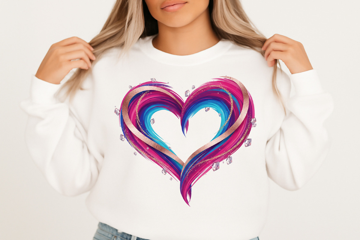 Heart Png, Brushstroke Valentines, an Illustration by Designking (Photo 6 of 6)
