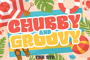 Chubby And Groovy - Retro Font