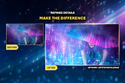 250+ Dots Neon Light Overlay Effects, an Object Graphic by Mikel Blazgad (Thumbnail 5 of 10)