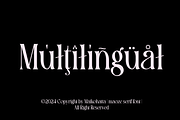 Maoze - Classic Serif Font, a Serif Font by MaikoHatta (Thumbnail 7 of 7)