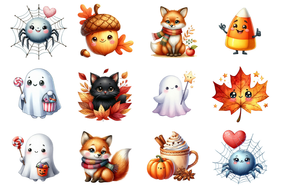 Adorable Halloween Fall, an Illustration by Design Market (Photo 3 of 3)