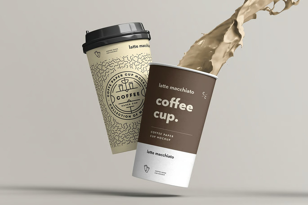 Paper Cup Mock-up, a Cups & Container Mockup by zippypixelstudio (Photo 4 of 13)