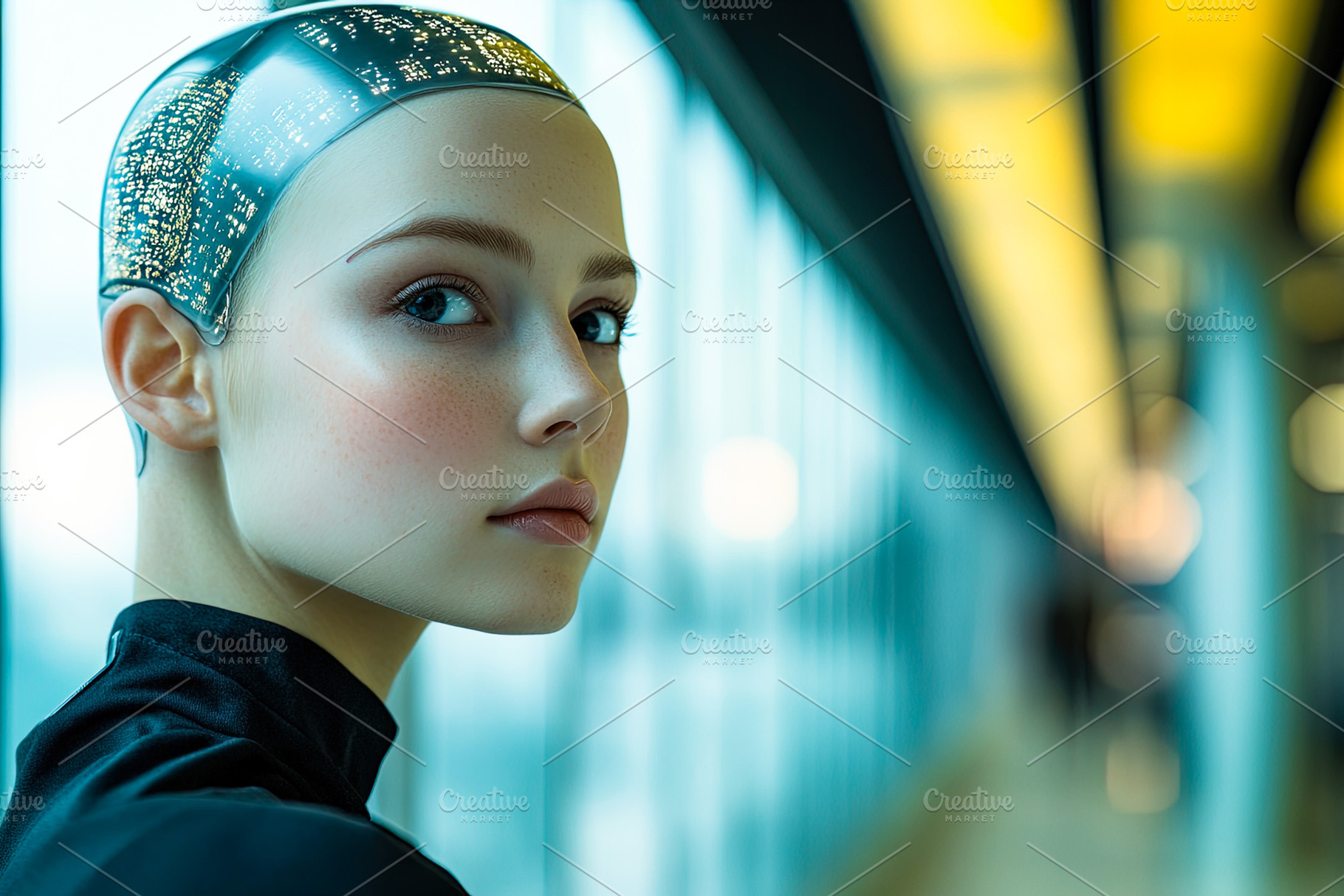 Futuristic Female Android, a Technology Photo by Ales Munt