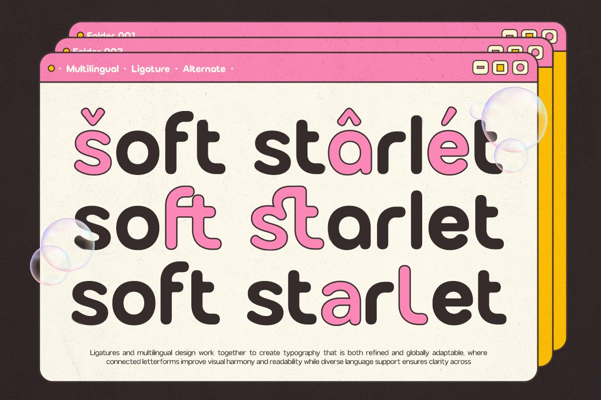 GC Bumble – Rounded Sans Display, a Sans Serif Font by Glyphonic (Photo 9 of 15)