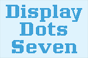 Display Dots Seven Font, a Font by GG Design (Thumbnail 1 of 10)