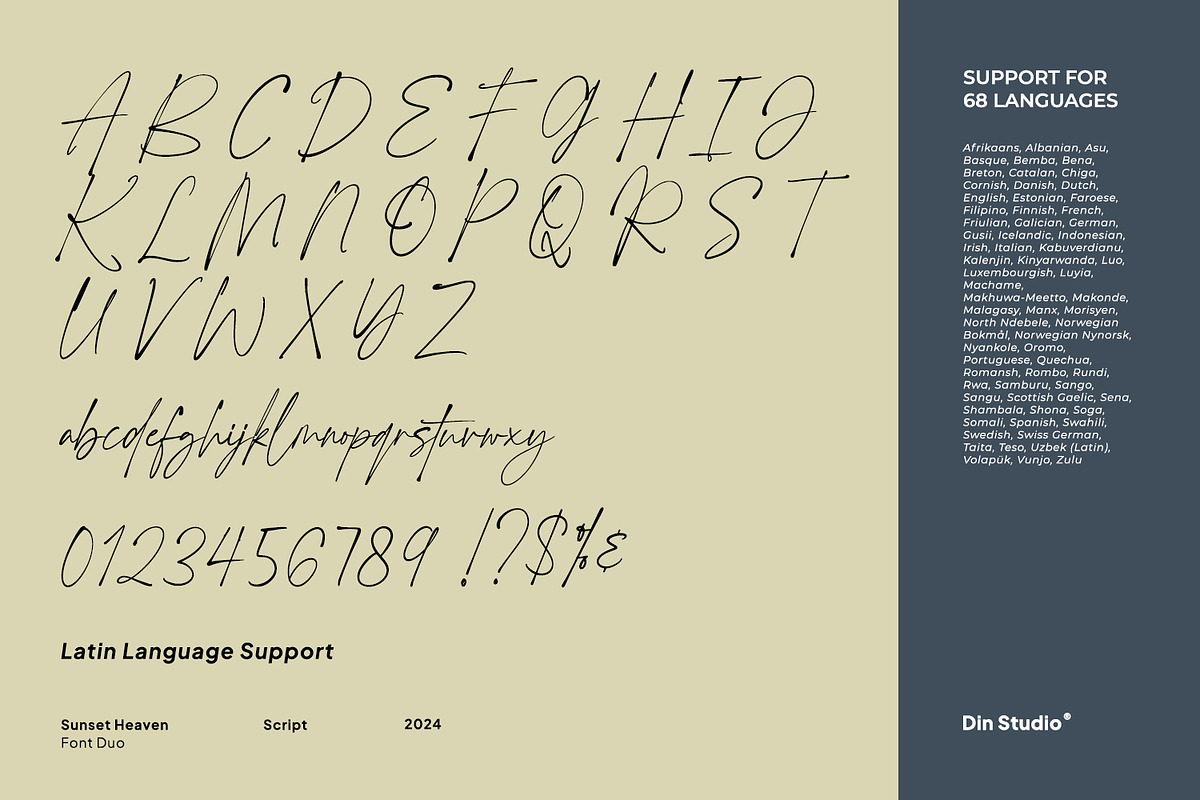 Sunset Heaven, a Serif Font by din-studio.com (Photo 3 of 15)