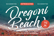 Oregoni Beach Bold Handwritten Font, a Script Font by stylishtype.co (Thumbnail 1 of 20)