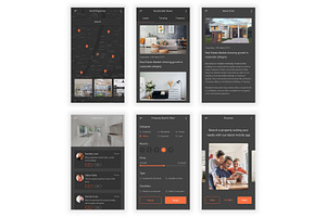 Real Estate & Property App Psd