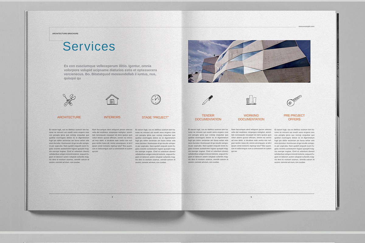 Architecture Studio Brochure, a Brochure Template by Boris Cupac (Photo 4 of 7)