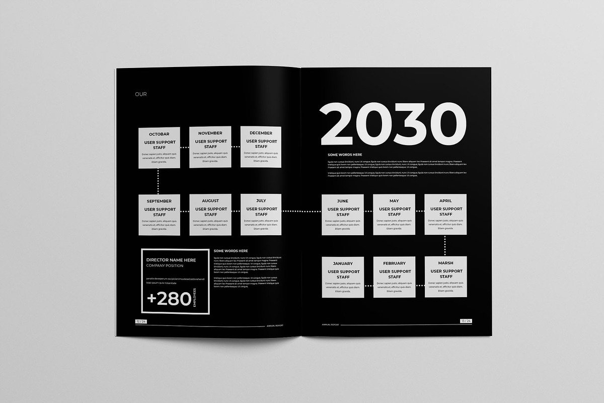 Architecture Annual Report, a Brochure Template by New Lines (Photo 3 of 10)