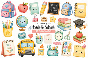 Back to School Clipart Bundle