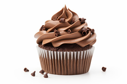 Colorful Chocolate cupcake banner, a Food & Drink Photo by Ylivdesign