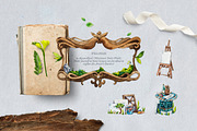 Artist's Garden Watercolours, a Decorative Illustration by Aquarellina (Thumbnail 2 of 30)