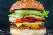 Classic burger stock picture, a Food & Drink Photo by Beast Inside (Thumbnail 1 of 2)