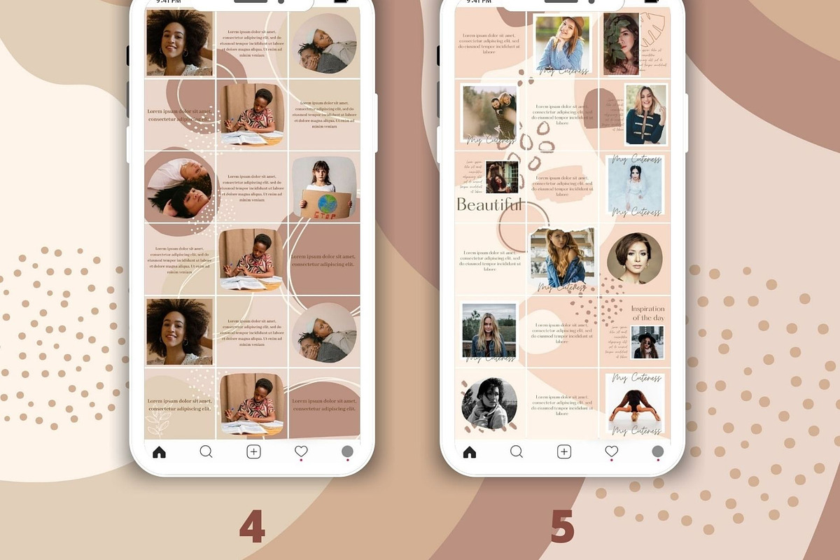 5 Instagram Puzzle Bundle Canva, a Social Media Template by bonadigitals (Photo 3 of 5)