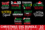 Christmas SVG Bundle, an Object Graphic by FunnySVGCrafts (Thumbnail 1 of 11)
