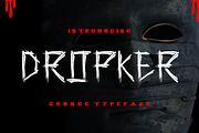 Dropker font, a Script Font by VectorCraft (Thumbnail 1 of 4)