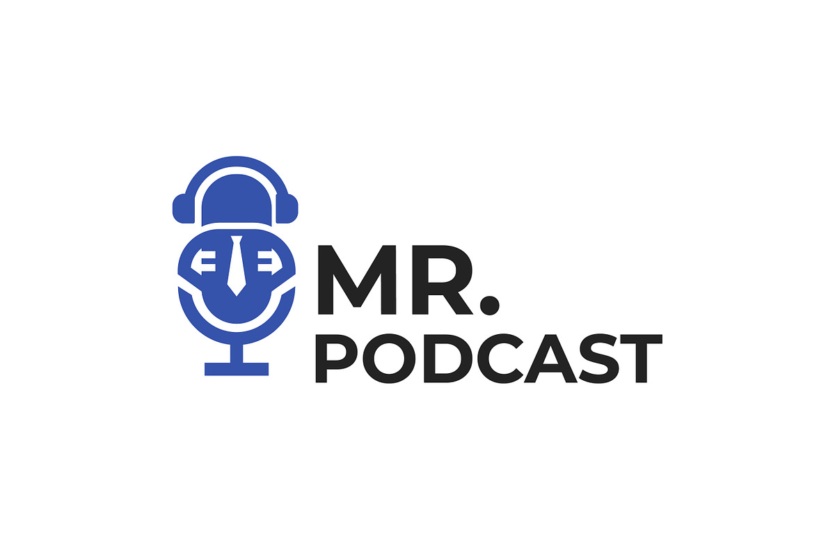 Podcast Microphone Logo Concept, a Branding & Logo Template by Signatoro