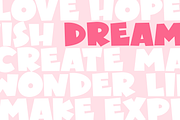 Pink - A Bold Handwritten Font, a Script Font by KA Designs (Thumbnail 3 of 11)