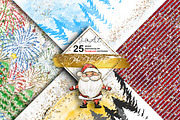 Ho-Ho-Ho christmas seamless patterns, a Pattern Graphic by JuliaStarArt-FantasyHome (Thumbnail 6 of 12)