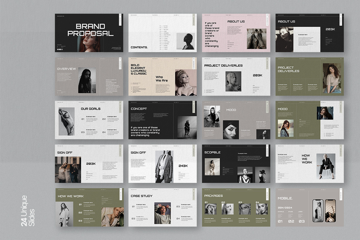 Brand Proposal Presentation Template, a Templates & Theme by Slide_Genius1 (Photo 6 of 6)