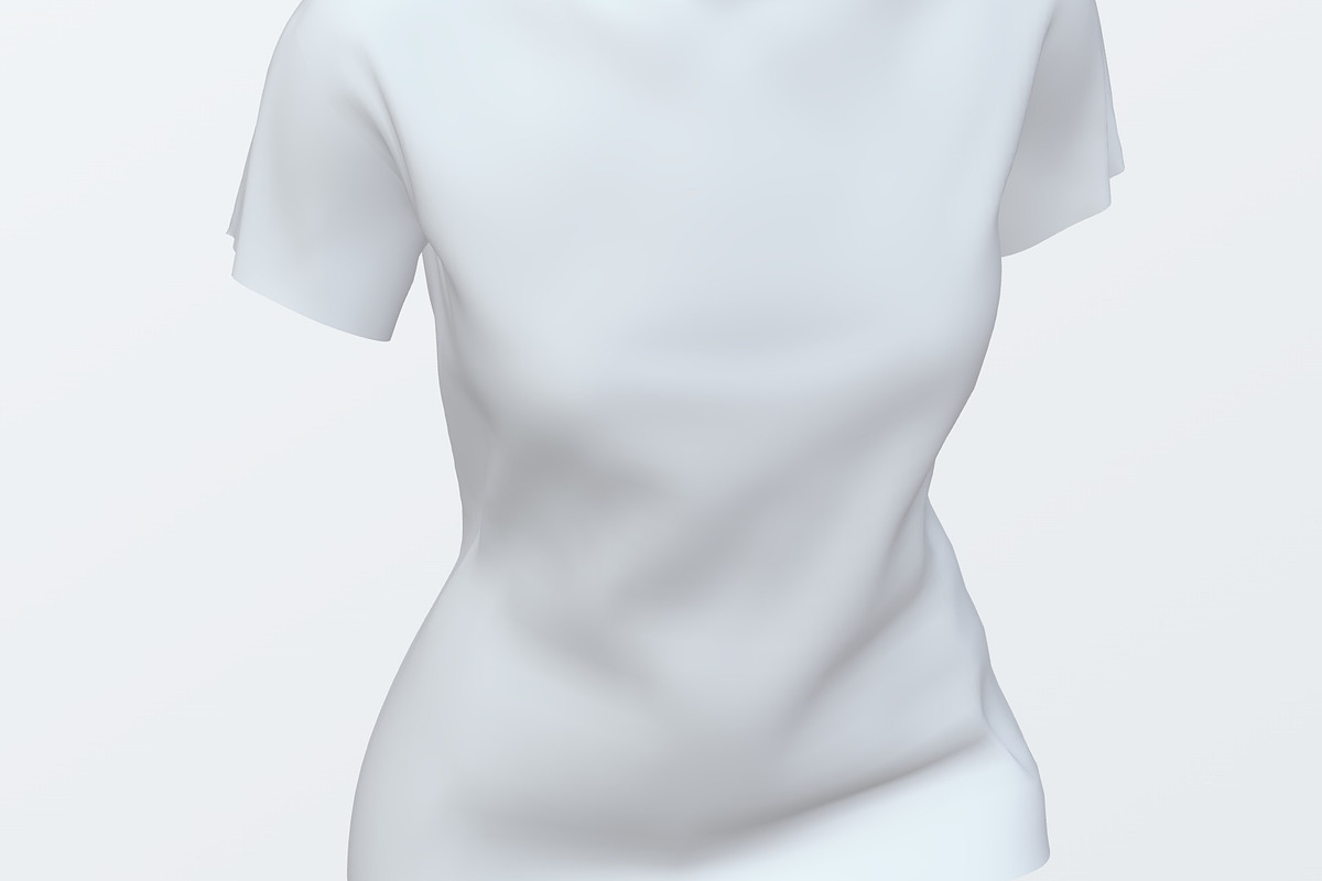 walking tshirt mockup, an Object 3D Model by hdri360 (Photo 5 of 5)