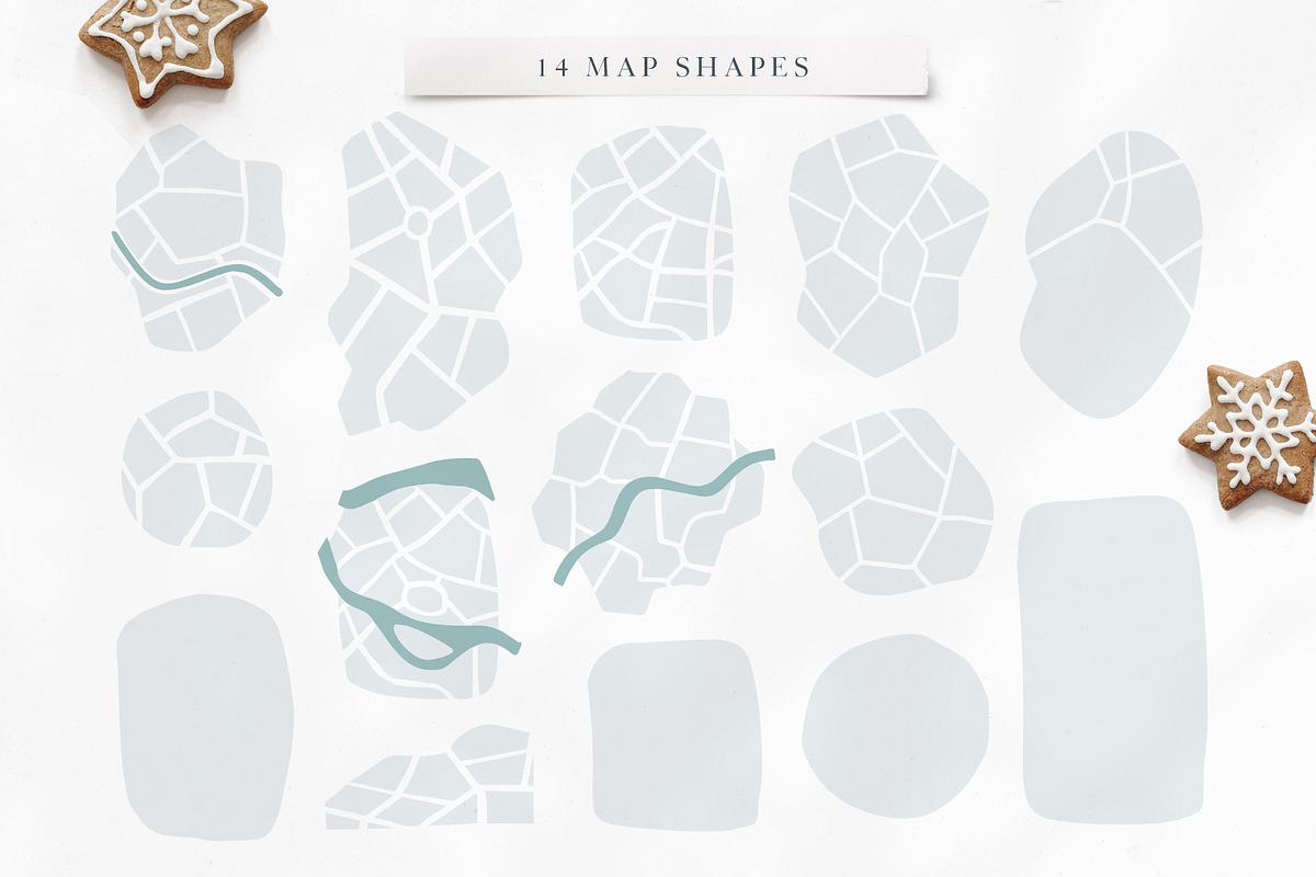 Scandi Christmas maps, cards creator, an Animal Illustration by Tabita's shop (Photo 6 of 17)