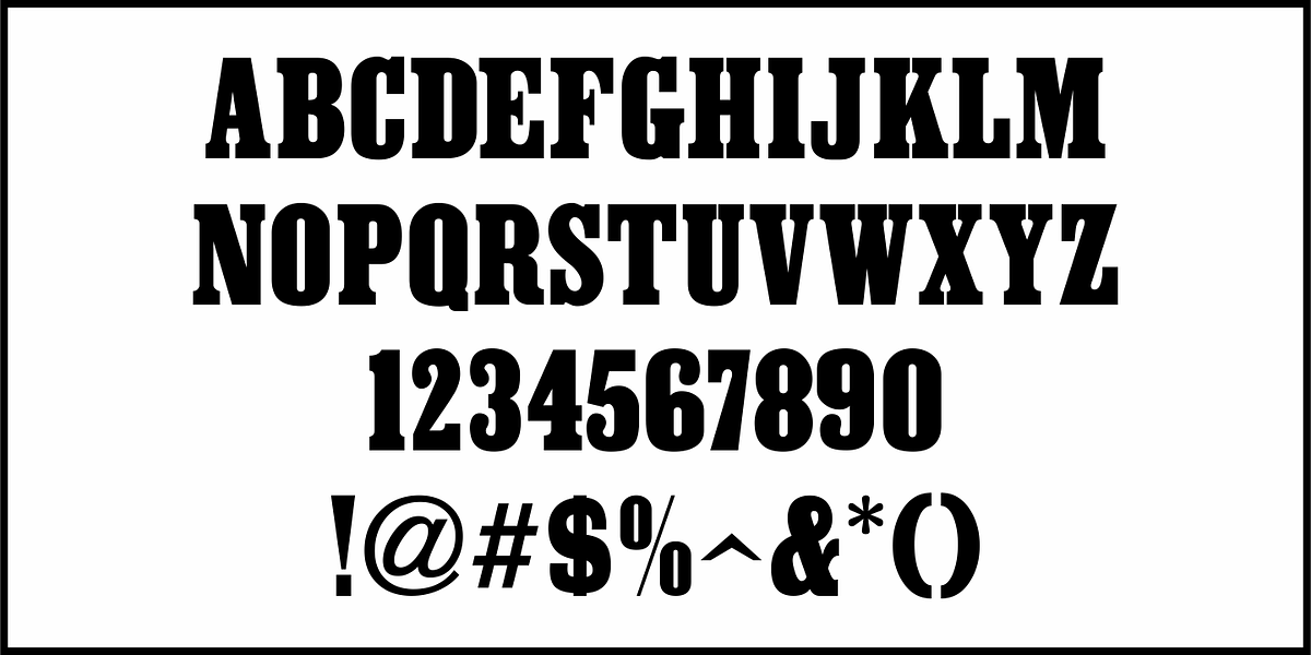Wood Clarendon JNL, a Font by Jeff Levine Fonts (Photo 3 of 5)