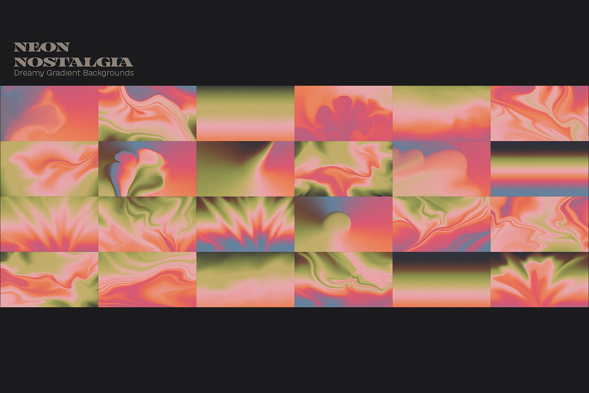 Neon Gradient Background Textures, a Texture Graphic by Oksana Trygub (Photo 4 of 16)