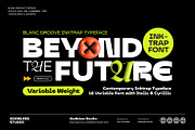 Blanc Groove Inktrap, a Sans Serif Font by Godbless Studio (Thumbnail 2 of 12)