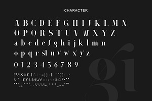 Morgina - Ligature Typeface