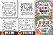 Nurse Quotes Coloring Book, an Object Graphic by protabsorkar11 (Thumbnail 1 of 4)