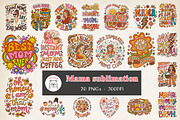 Mother’s Day Sublimation PNG Bundle, an Illustration by GlitterCraft (Thumbnail 1 of 41)