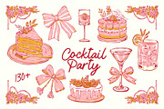 Cocktails & Sweets | Illustratration, an Object Illustration by KetteCreate (Thumbnail 1 of 15)