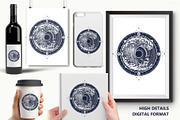 Compass and storm tattoo, a Decorative Illustration by intueri (Thumbnail 7 of 8)