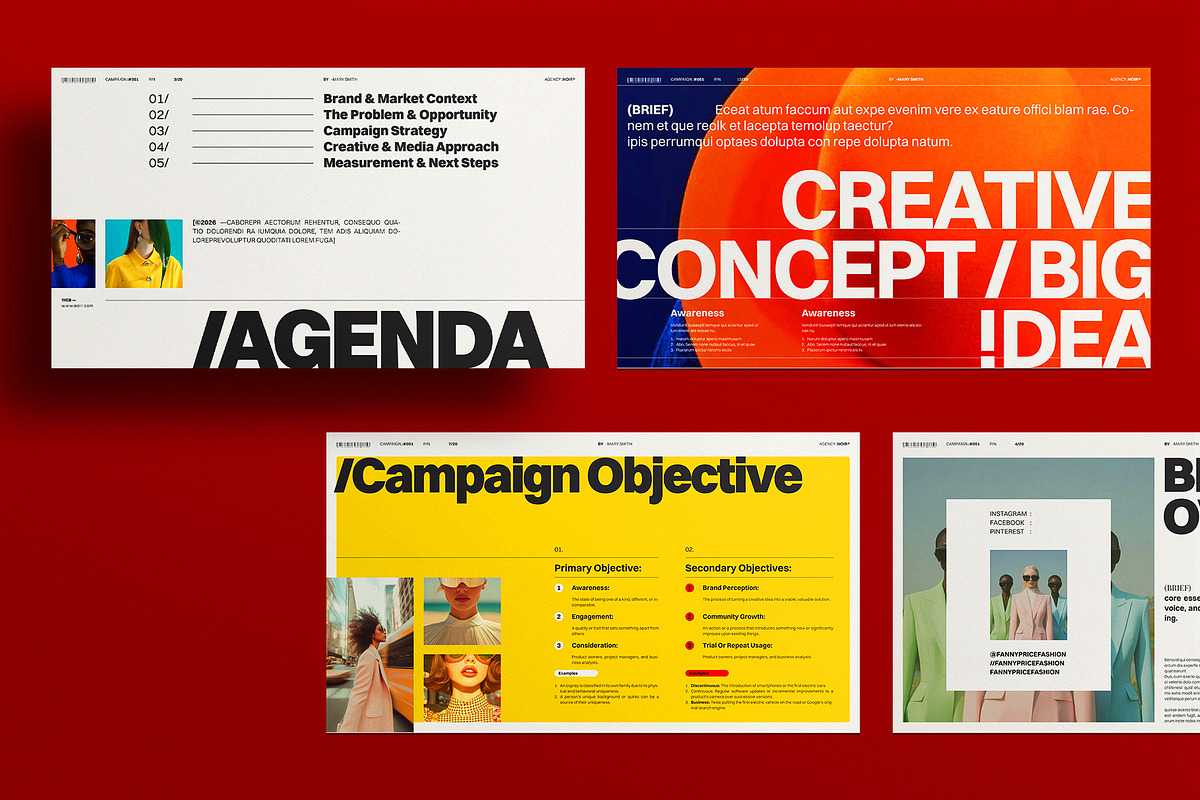Creative Brief Campaign Template, a Presentation Template by ArtisanaAura (Photo 4 of 9)