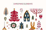 Scandinavian Christmas collection, an Animal Illustration by MoleskoStudio (Thumbnail 5 of 17)