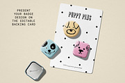 Custom Shape Badge Creator, a Merchandise Mockup by mockstar (Thumbnail 5 of 6)