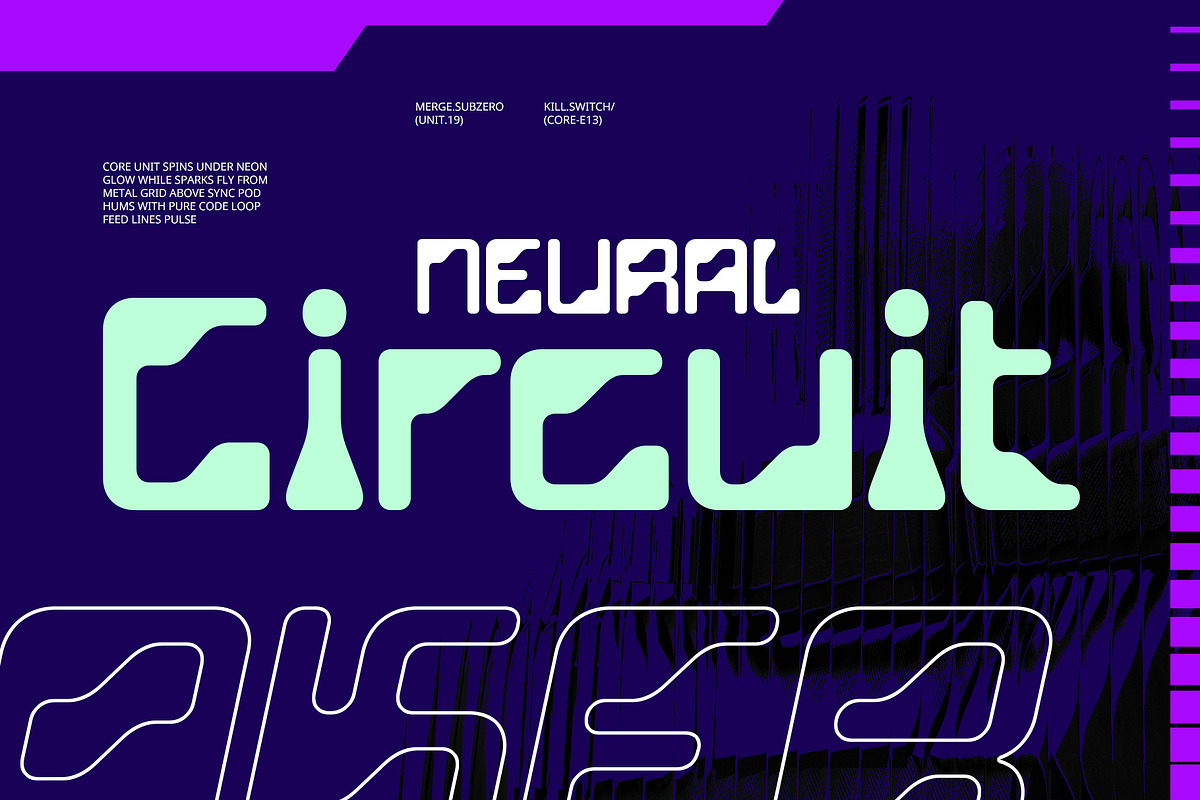 CS Boyka – Techno Font, a Sans Serif Font by Craft Supply Co. (Photo 6 of 8)