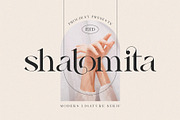 Shalomita, a Serif Font by Burntilldead (Thumbnail 1 of 14)
