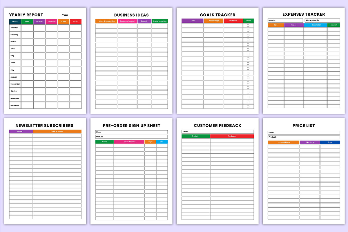 2026 Business Management Organizer, a Stationery Template by Mustafiz (Photo 7 of 9)