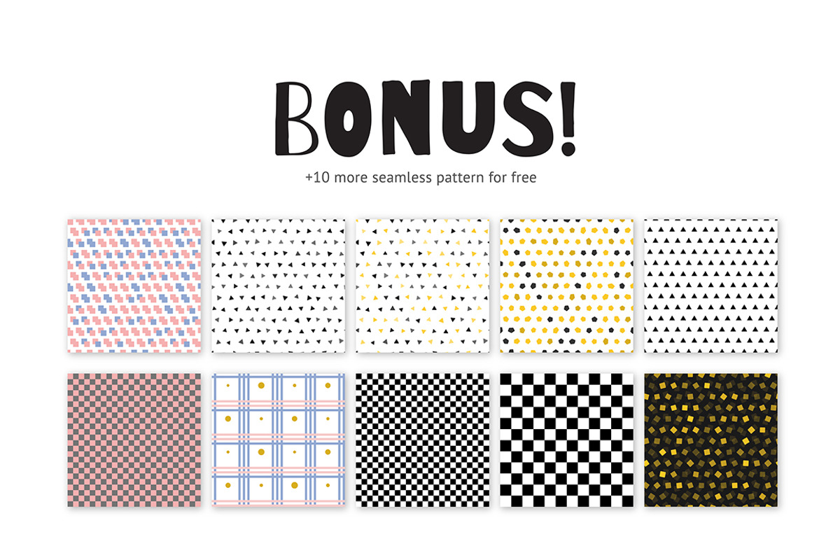100 seamless polka dots pattern set, a Pattern Graphic by voin_Sveta (Photo 7 of 8)